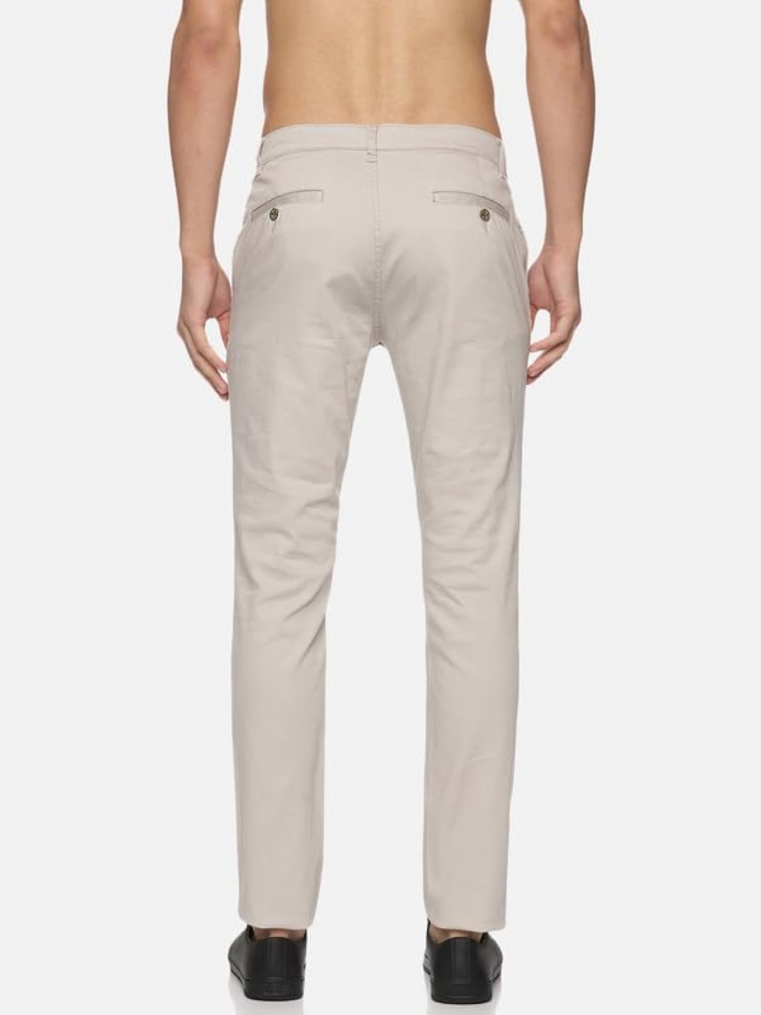 Smart Casual Solid Cotton Trouser
