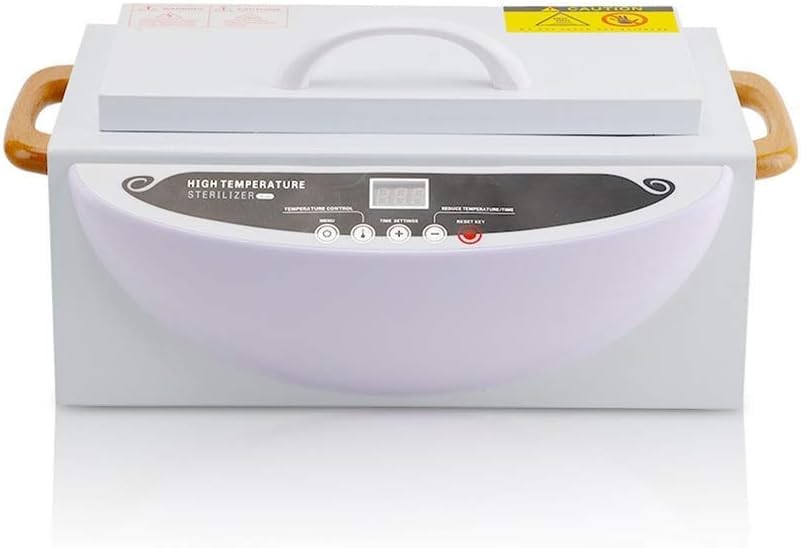 Sterilizzatore Ad Alta Temperatura per Autoclave, Detergente per Unghie, per Manicure, Pedicure, Forbici, Asciugamano per Utensili, Cabina di Disinfezione, Spa, Parrucchiere, Salone di, White