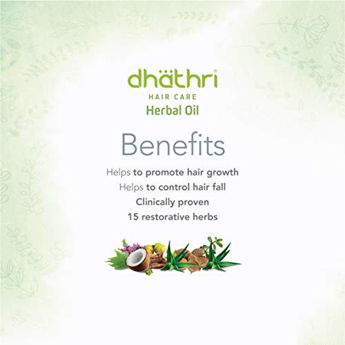 Image of Dhathri Hair Care Herbal Oil - 100 ml & Dhathri Chemparathi Thaali - 200 ml | Ayurvedic Hair Oil for Hair Fall and Regrowth| Natural Shampoo for Dry and Frizzy Hair | Hair Care Combo for Women and Men