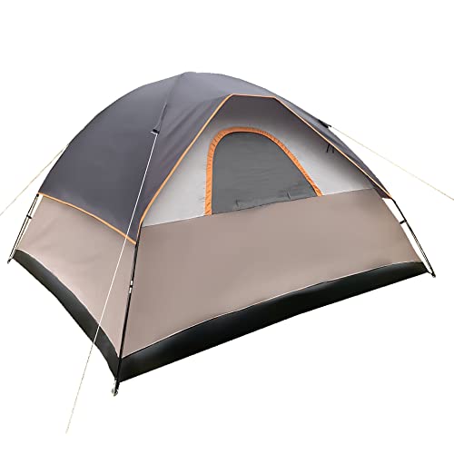 Wfs 5-Person Dome Camping Tent With Rain Fly, Black/Green , 10X10X72 #TOP1