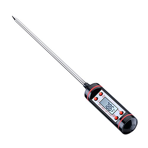 StarCat Digital Stainless Cooking Thermometer with Instant Read for Food, Meat, Grill, BBQ
