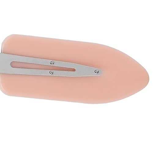 Miniatura 8 de Pinzas para el cabello sin doblar, estilo plano acrílico sin pliegues, pico de pato sin costuras, pasadores para maquillaje, herramienta de peinado