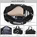 14 inch Small Gym Bag for Women & Men, Mini Duffel Bag for Travel Sports Lightweight Carry On Bag, Black