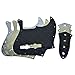 Dopro Diamond Plate 10-Hole 4 String Jazz Bass Pickguard Aluminum Diamond Plate J Bass JB Control Plate and Screws for American/Mexican FD Jazz Bass Black