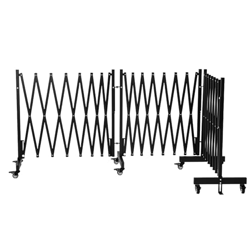 POSTYBAY 30.5FT Industrial Expandable Barricade|with Wheels