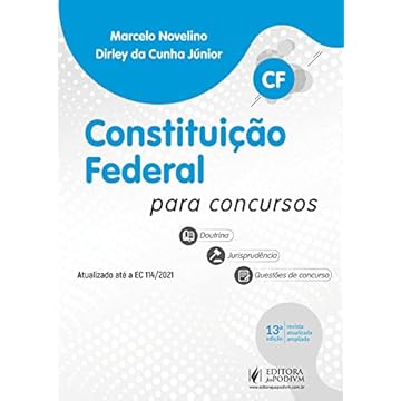 Capa do livro Constituição Federal Para Concursos (CF)
