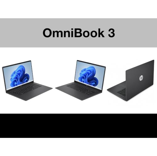 Image of HP OmniBook 3 Copilot + Laptop 17.3 inch 60Hz IPS FHD Display (32GB DDR5)