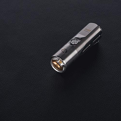 Aurora A24 Titanium Cree Led Xp-L Flashlight,1000 Lumen Super Bright Handheld Rechargeable Edc Keychain Flashlight With Replaceable Batteries,7 Modes, Rovyvon (A24 Ti) #TOP5