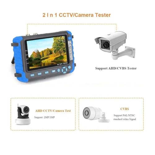 Probador de cámara 4K IV8W con entrada VGA para pruebas de CFTV 5