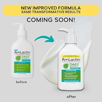 AmLactin Daily Nourish 5% 7.9oz and Intensive Healing 15% 7.9oz Body Lotions Bundle