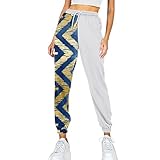 Bblulu Women's Relaxed Fit Jogger Sweatpants Contrast Color Jogging Pants Comfortable Casual Active