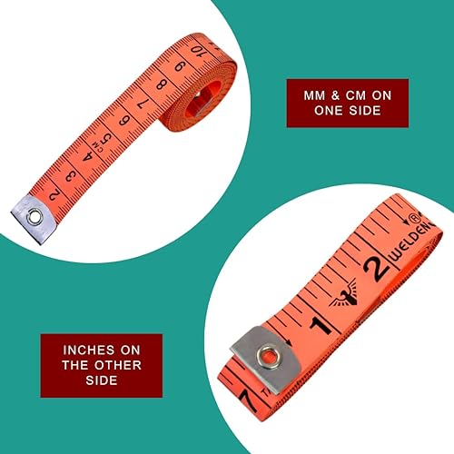 Cinta Métrica Fibra de Vidrio 60 Pulgadas Pack 1 Naranja miniatura 2