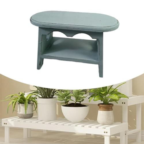 Présentoir en bois bleu de qualité supérieure pour pots de fleurs - 8