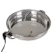 Electric Skillet By Cucina Pro - 18/10 Stainless Steel with Tempered Glass Lid, 16" Round