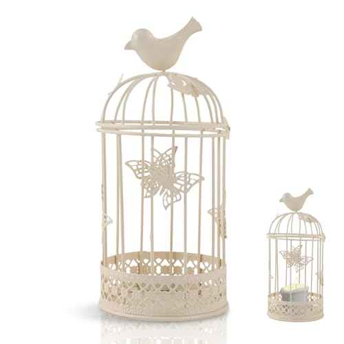 Decorative Bird Cage, Vintage Candlestick Holders, Candle Holders for Table Centerpiece, Hollow out Bird Candle Holder Vintage Candle Holder Bird Decoration for the Home Dining Table Centerpiece Decor