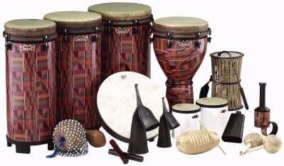 World Music Drumming Package C (with Standing Ngoma Drum)