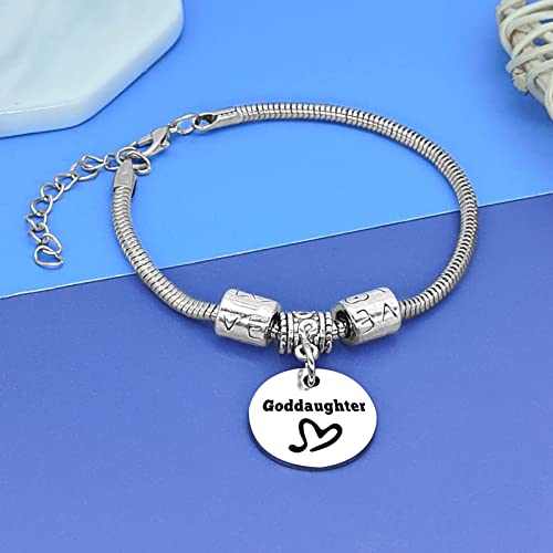 Image of DlaeKua Christian Bracelet - Goddaughter Gift for First Communion, Birthday, Christmas