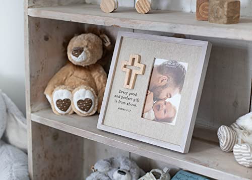 Demdaco Every From Above Brown 9.5 X 9.5 Ceramic Tabletop Picture Frame #TOP5