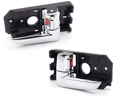4Pcs Front Rear Left Right Interior Inside Chrome Door Handle 1Set for Kia Spectra Spectra5 2004 2009 by Otois - Image 2