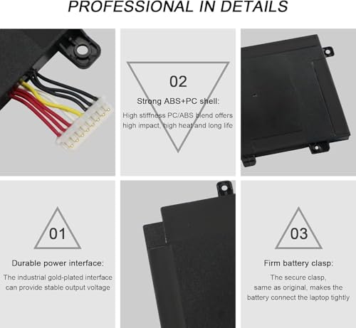 Image of B31N1726 Laptop Battery Compatible for ASUS FX80 FX80G FX80GD FX80GE FX80GM FX86 FX86FE FX86FM TUF Gaming FX504 FX504GD FX504GE FX504GM FX505DY FX505GE FX505GD FX505GM FX505GT A15 FAA. 506
