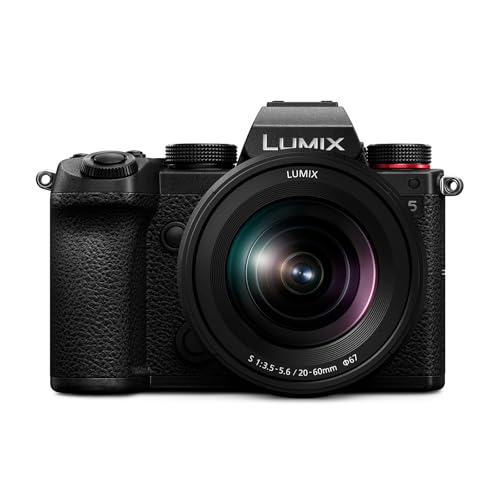 Panasonic Lumix S5 FullFrame Mirrorless Camera with Lumix S 20-60mm Lens , 3X Optical Zoom