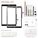 for iPad 9th(Gen) Screen Replacement Touch Screen for iPad 2021 10.2 for iPad 9 Digitizer Replacement A2604 A2603 A2602 Screen Glass Sensor Black+Home Button+Installation Video