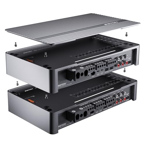 ETON MA 6 – kompakter 6 Kanal Verstärker, leistungsstarke digitale Mini Endstufe für Autos und Reisemobile, Class D Amp mit 6 x 120 W