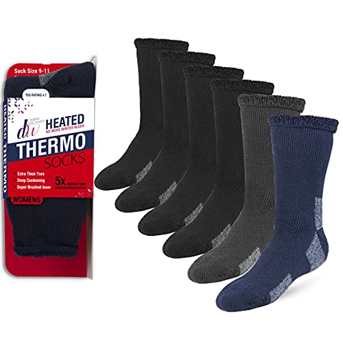 Debra Weitzner Thermal Socks For Men And Women - Thick Heated Winter Boot Socks - Insulated For Extreme Cold Weathers 4 Pairs #TOP2