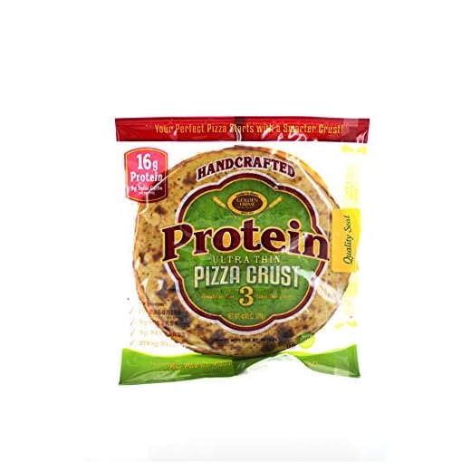 Golden Home Ultra Thin 16g Protein Pizza Crust, 3 crusts