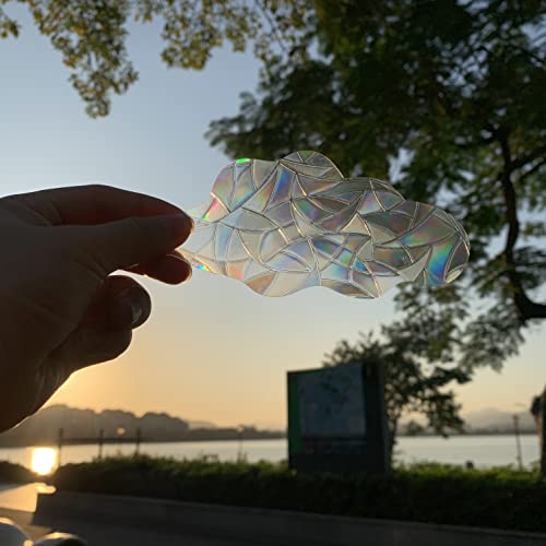 Cloud Window Clings Cloud Window Decals Static Cling Window Sticker Anti Collision Window Decals For Bird Strikes Rainbow Stickers #TOP3