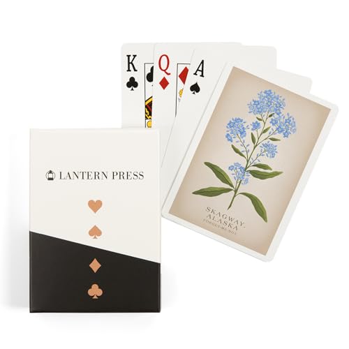 Baraja de Poker Skagway Alaska Vintage Flora 52 cartas