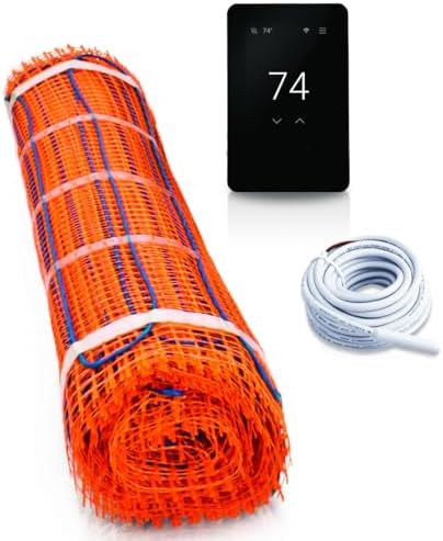 SunTouch CommandPlus TapeMat Electric Under Floor Heating Kit wit...