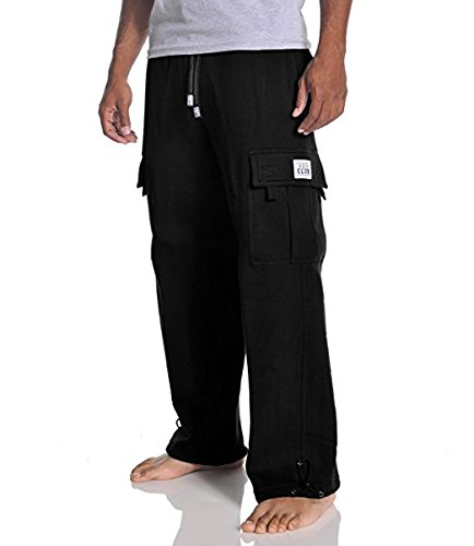 pro club men's heavyweight fleece cargo pants