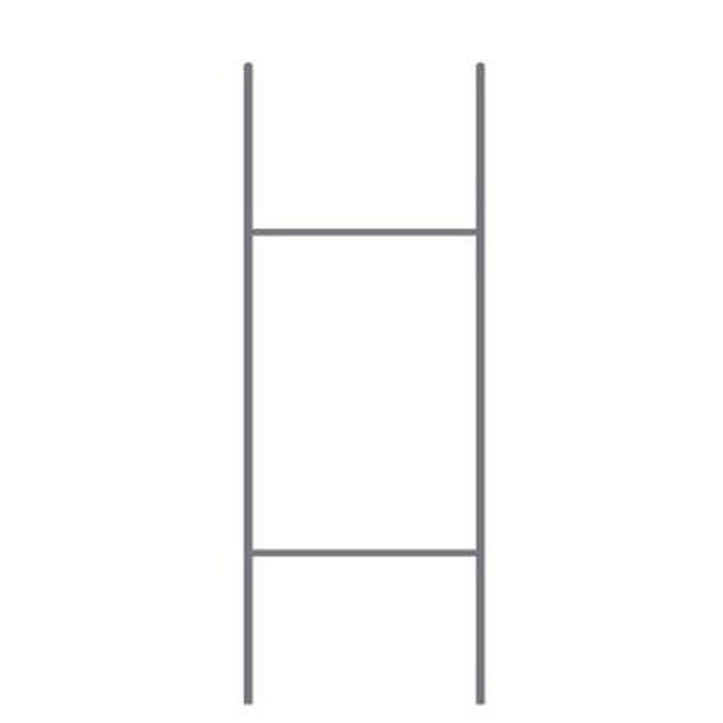 VictoryStore Standard H Frame Wire Stakes 10 inches x 30 inches Package of 50 - Yard Sign Stake - Use with 4 Millimeter Corrugated Signs
