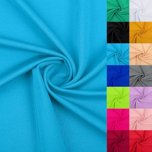 Nylon Spandex Fabric 80% Nylon, 20% Spandex Swimsuit Material Activewear Fabric 4-Way Stretch...