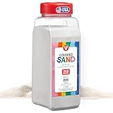Hygloss Colored Sand for Crafts β 3 lb Bottle, White β Vibrant Colorful Fine Sensory Play Sand Art Kits for Kids β Classroom Activities for Children 3 4 5 6 7 8 9 10 11 12 β Safe for Ages 3+