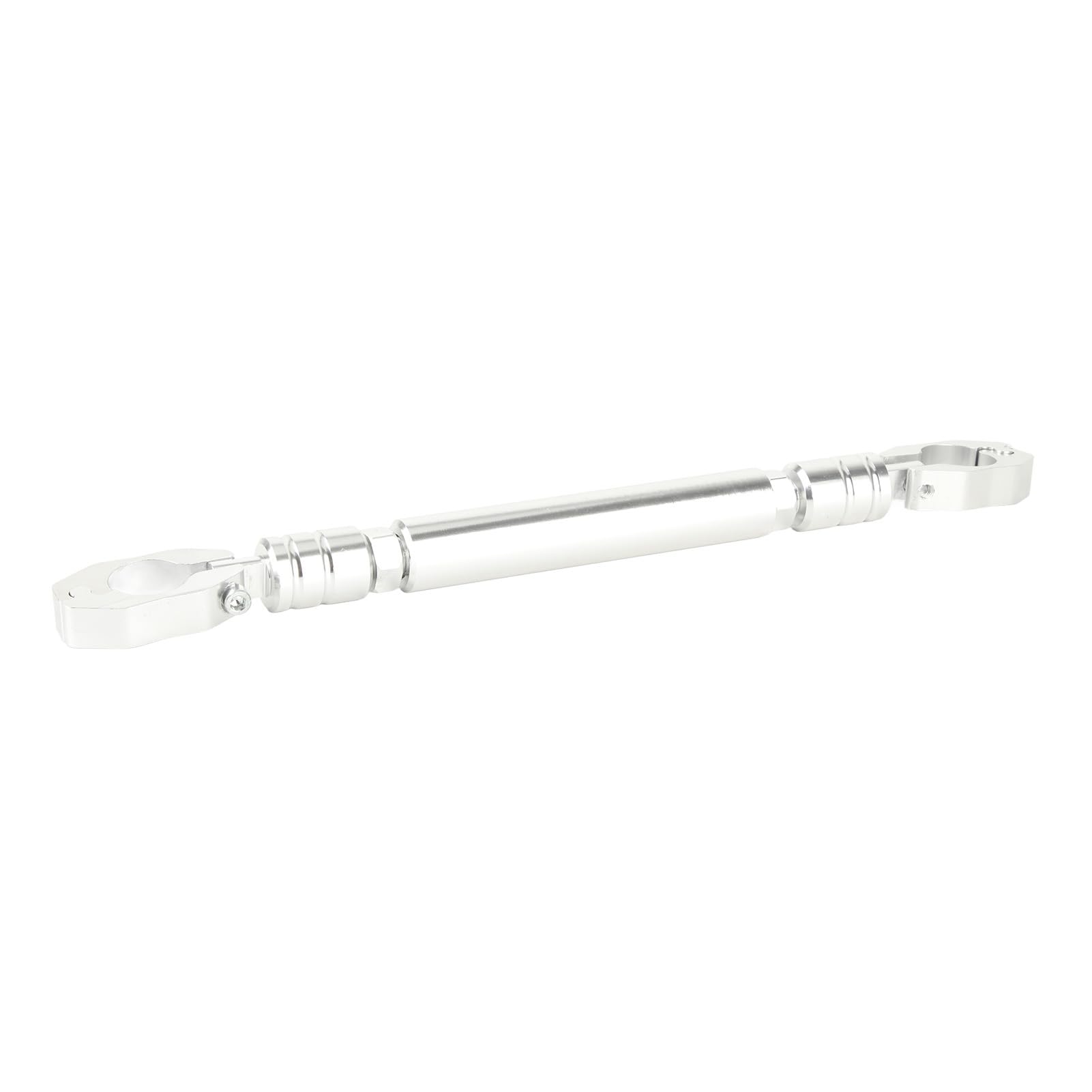 Barra di Bilanciamento della Moto, in Alluminio in Lega di Moto Bilancia del Manubrio della Barra Trasversale 22 Mm Accessori per Leva di Rinforzo Universale (silver)