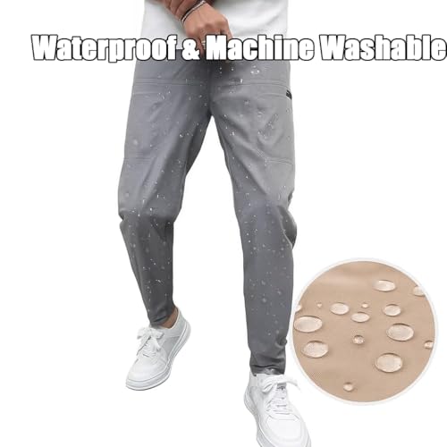 Vogany Cargo Pants, Men Comfortable Cargo Pants with Great Storage Capacity, High-Stretch Multi-Pocket Overalls3