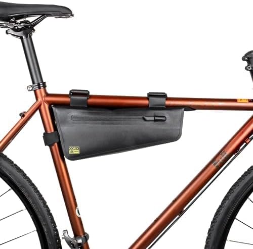 GORIX Bike Triangle Bag Frame Bag Top Tube Bag Waterproof Cycling Road Mountain Bicycle (FLASH) (Small)