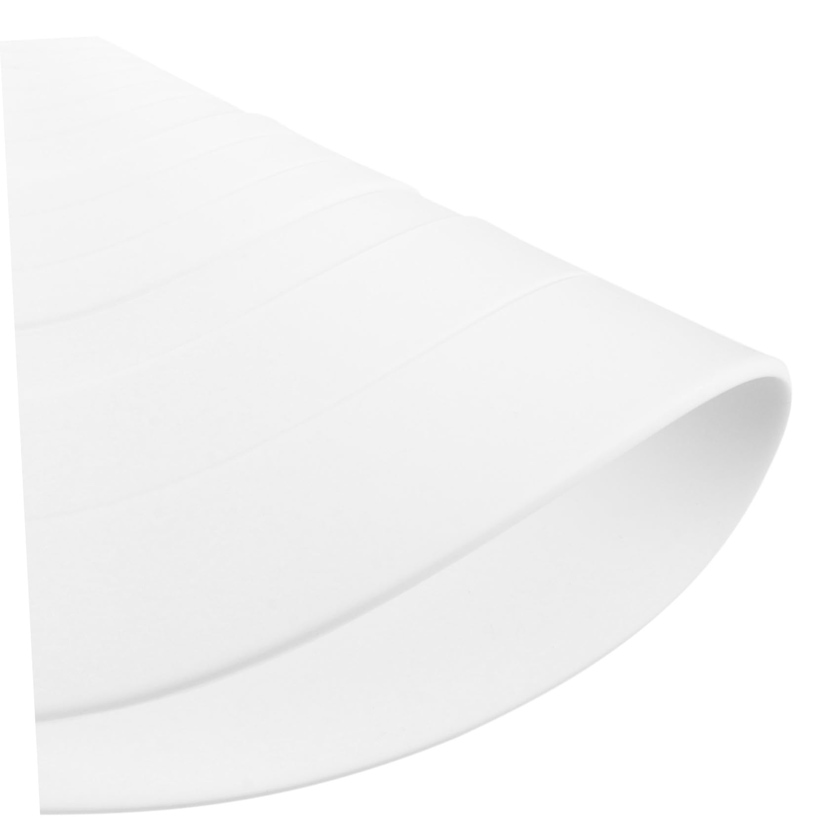 1 tapis de tourne-disque en silicone - 295 mm - Blanc - 3 mm - Antistatique - Amortissement des vibrations - Pour tourne-disque - Accessoire