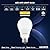 LUXRITE A19 LED Light Bulb 60 Watt Equivalent, Non Dimmable, CRI80, 2700K Warm White, 800LM, Standard LED Light Bulbs 8W, E26 Base, Enclosed Fixture Rated, Damp Rated, ETL Listed (8 Pack)