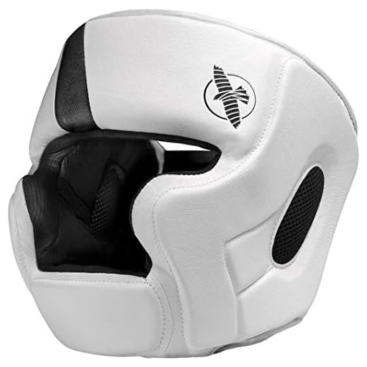 Hayabusa T3 MMA Headgear - White/Grey, One Size