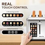 Mecity 2 Slice Electric Toaster Touch Screen Control