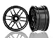 Traxxas 7371X Wheels Rally (Black) (2) -Discontinued