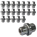 Longueur de l'arbre: 34mm TRACER 20x Écrou de Roue M14x1.5 embase Plat 34mm  Hex 22mm Compatible avec Land Rover Defender 110 4WD L663 Defender 110 Stat