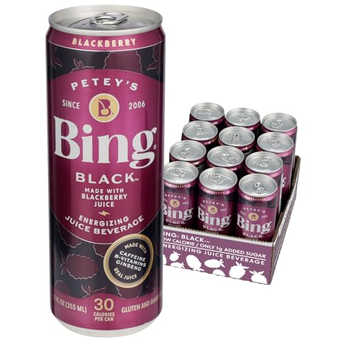 Bing Beverage Company Bing Black, 12 Fl Oz (Pack of 12)