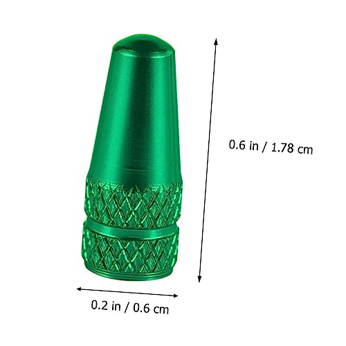 Mipcase 30 piezas Tapas de válvula de aluminio para bicicletas, cubiertas antipolvo para prevenir fugas y suciedad, mejorar la apariencia de la bicicleta, compatible con válvulas Presta francesas miniatura 2