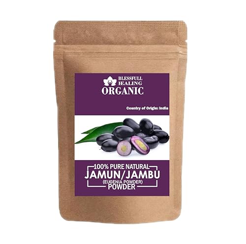 Blessfull Healing Organic 100% Pure Natural Jamun/Jambu Powder | 100 Gram / 3.52 oz