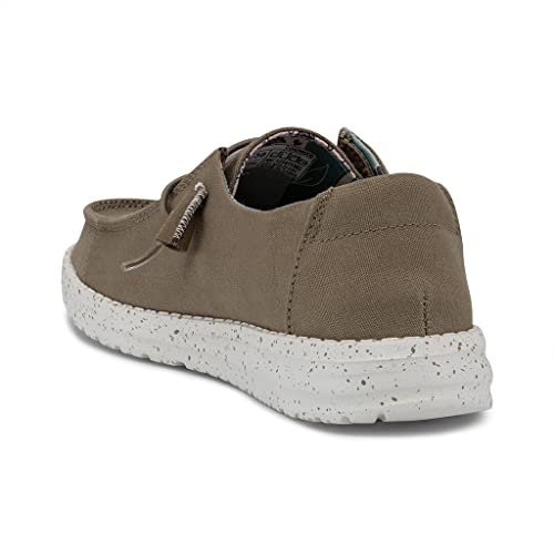 Image of HEYDUDE Women's Wendy Chambray | Women's Shoes | Women's Lace Up Loafers | Comfortable & Light-Weight