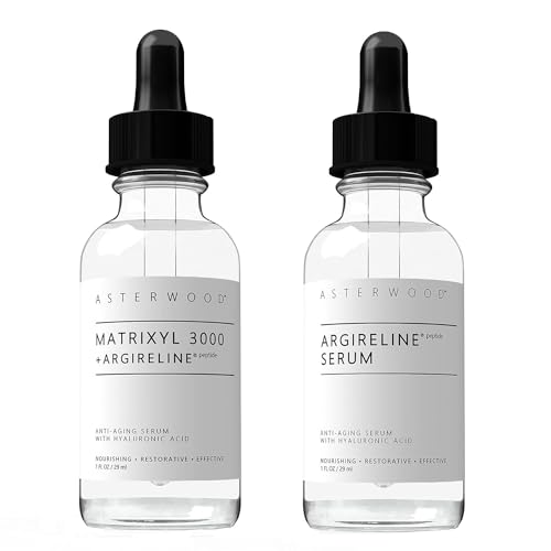 Asterwood Matrixyl 3000 & Argireline Serum 1 oz + Argireline Peptide Serum 1 oz